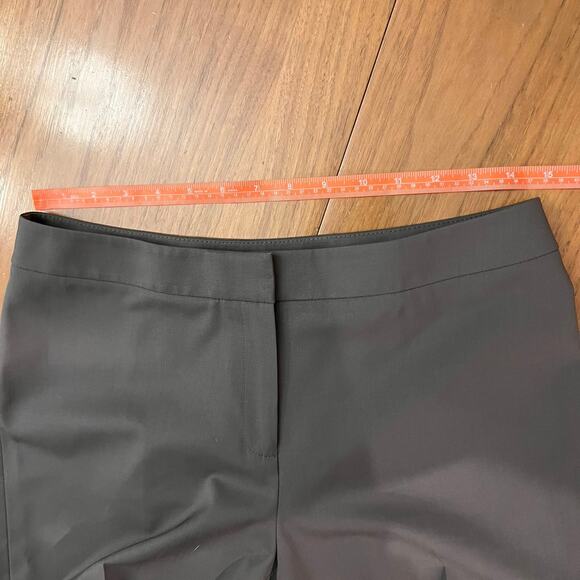 Lafayette 148 Pant Size 6 Wool Elastane Gray Taupe Stretch Career Trouser - Picture 7 of 10